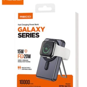 Recci RPB-W23 GALAXY Wireless Magsafe Power Bank 10000mAh Fast Charging