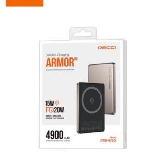 Recci RPB-W20 ARMOR Wireless Magnetic Power Bank PD20W